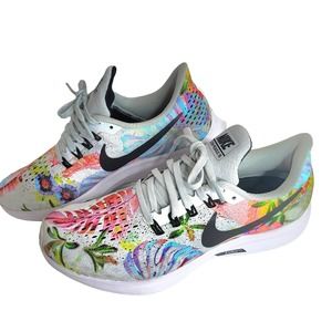 Women's air zoom pegasus store 35 running shoes (7.5 floral)